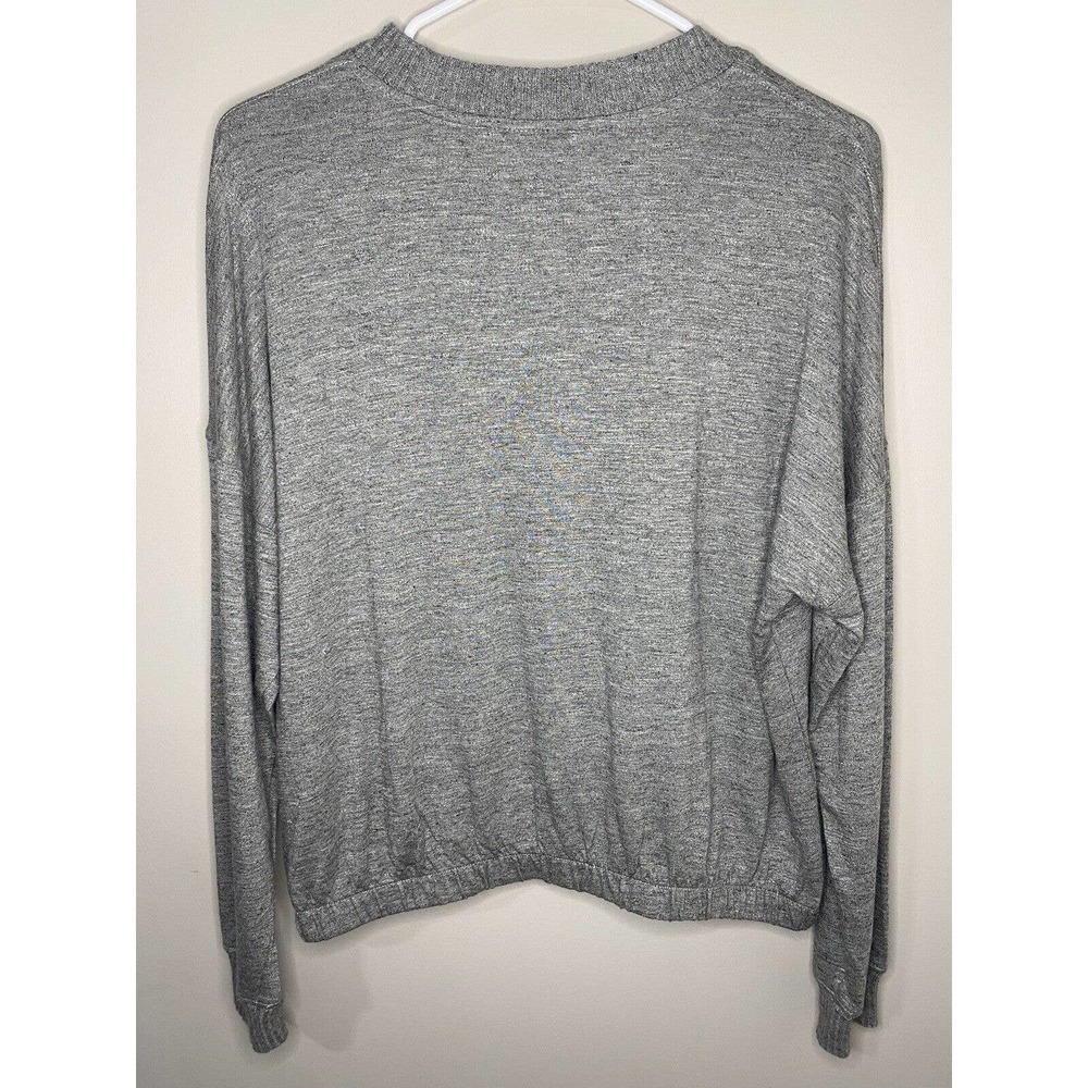 Magaschoni Gray Size SMALL Long Sleeve Crew‎ Neck Pullover Top Elastic Waist - Picture 6 of 7